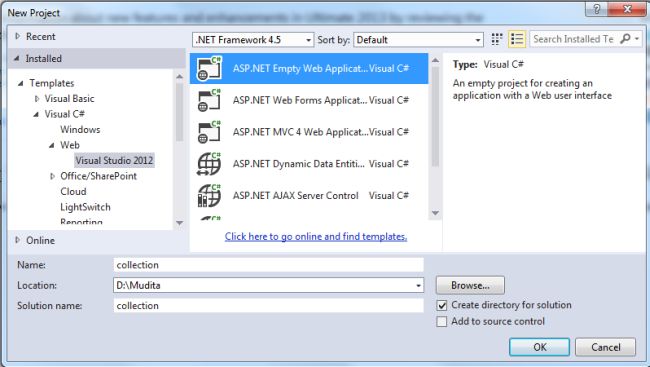 create Web Application